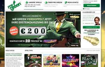 Mr Green Casino ausprobieren